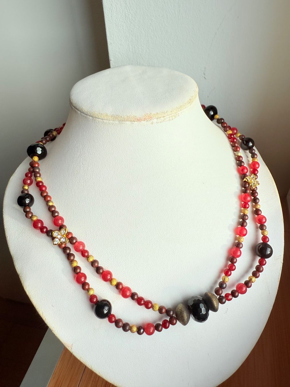 Ketten: Unikat - Jaspis, Jade, Onyx SET - NEU – Neu (gemäss Beschreibung) aus Basel von Chili007 1