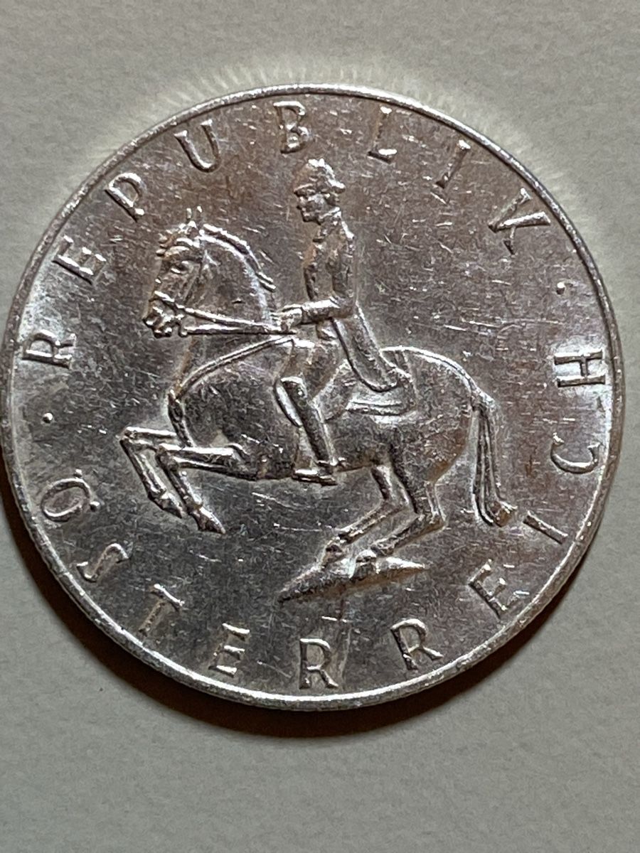 Tutti le monete: Autriche - 5 Shilling - 1960 - AG  – Usato da Payerne venduto da Mike1682 1