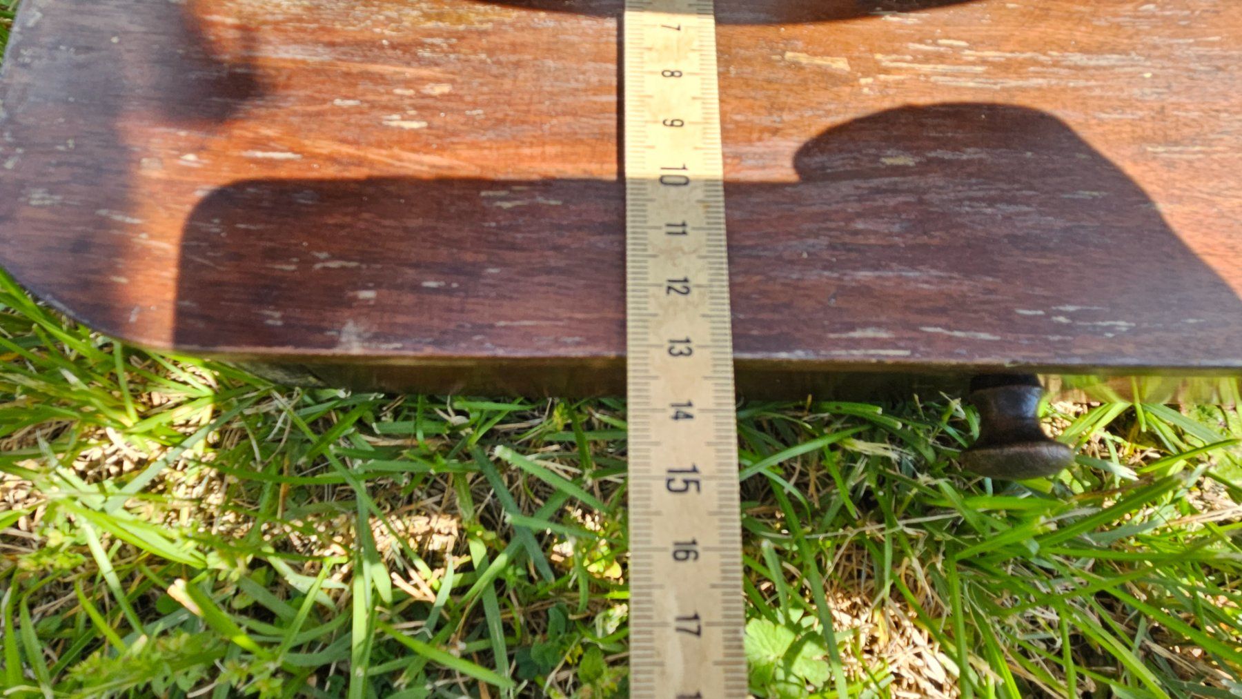 Specchi: Vecchia specchiera ovale in legno scuro – Usato da Melano venduto da H-Sara 4