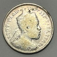 ¼ Birr - Kaiser Menelik II  (Silber (.835)