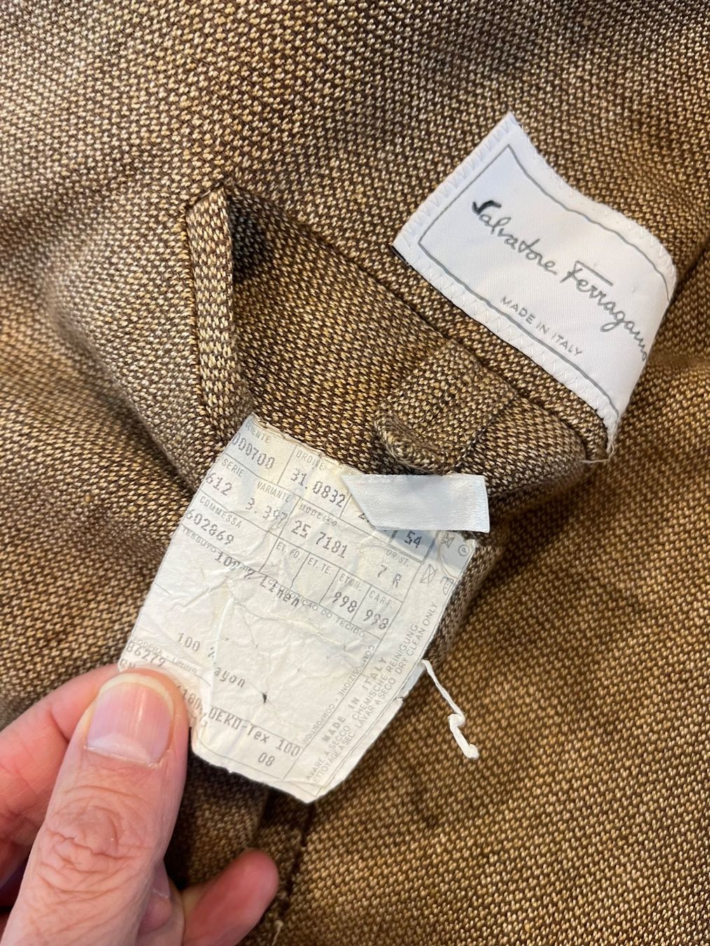 Salvatore Ferragamo Giacche: Blazer Salvatore Ferragamo - 100% lin – Usato da Givrins venduto da Nicolux01 4