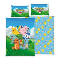 Bettwäsche Pokemon CH Mass 160x210 + 65x100cm