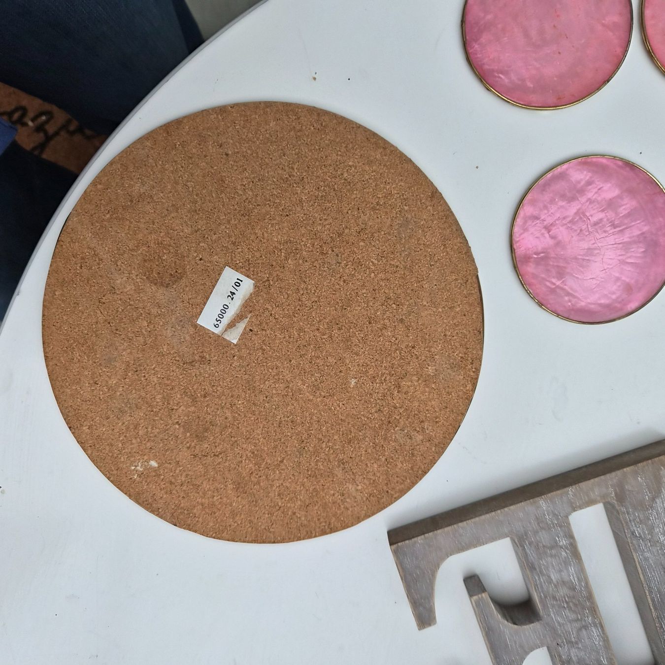 Sottobicchieri: Untersetzer rosa Perlmutt Coster – Usato da meisterschwanden venduto da ursm03 1