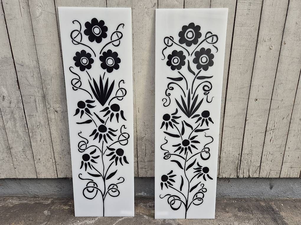 Alle Dekorationen: Acryl Leuchtbilder, Deko Bild Bauern Blumen – Gebraucht aus Dornach von Ygrek