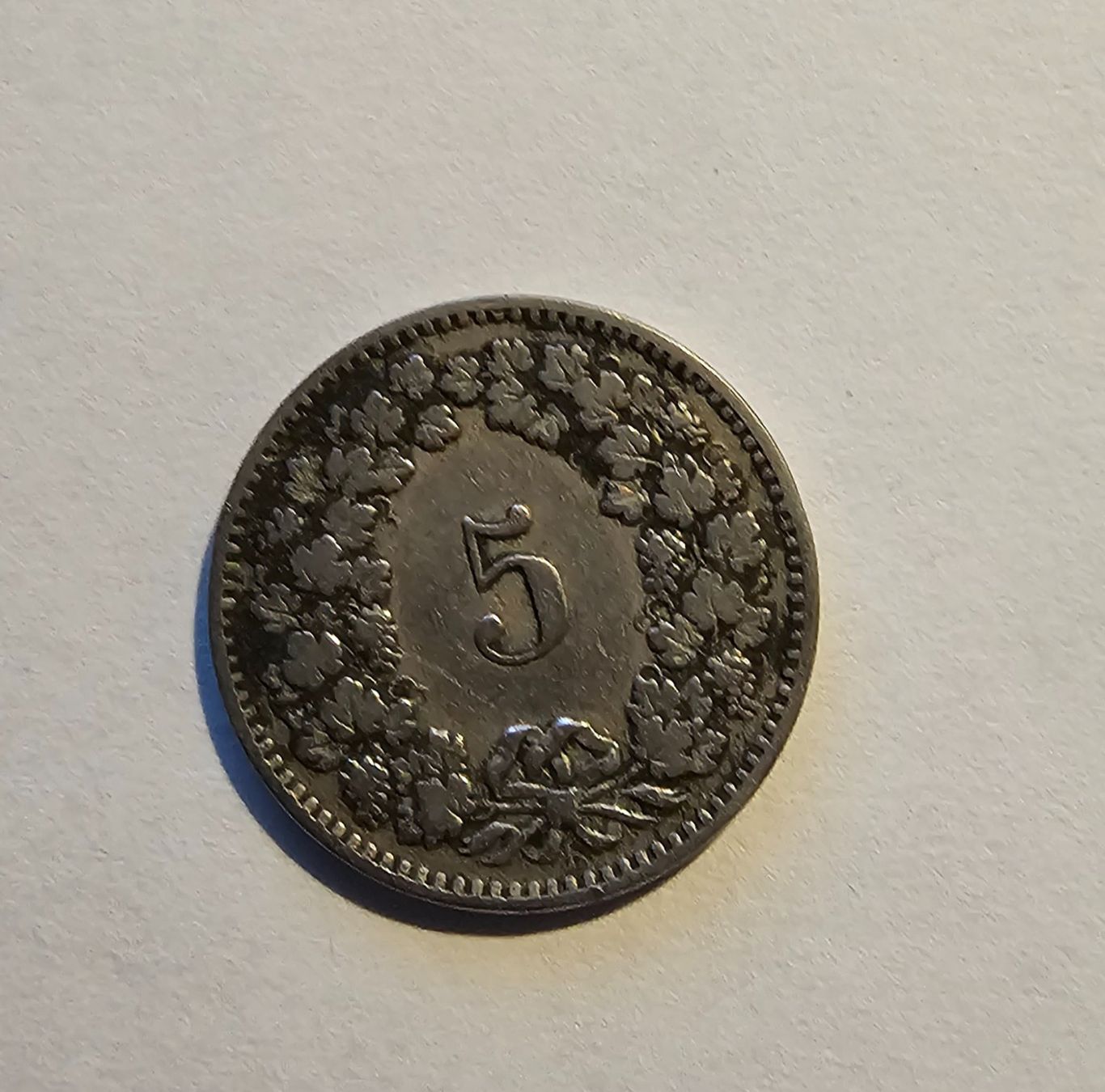Toutes les monnaies: 1 Pièce 5 CTS 1913 – D'occasion à Cortaillod par Titus130 1