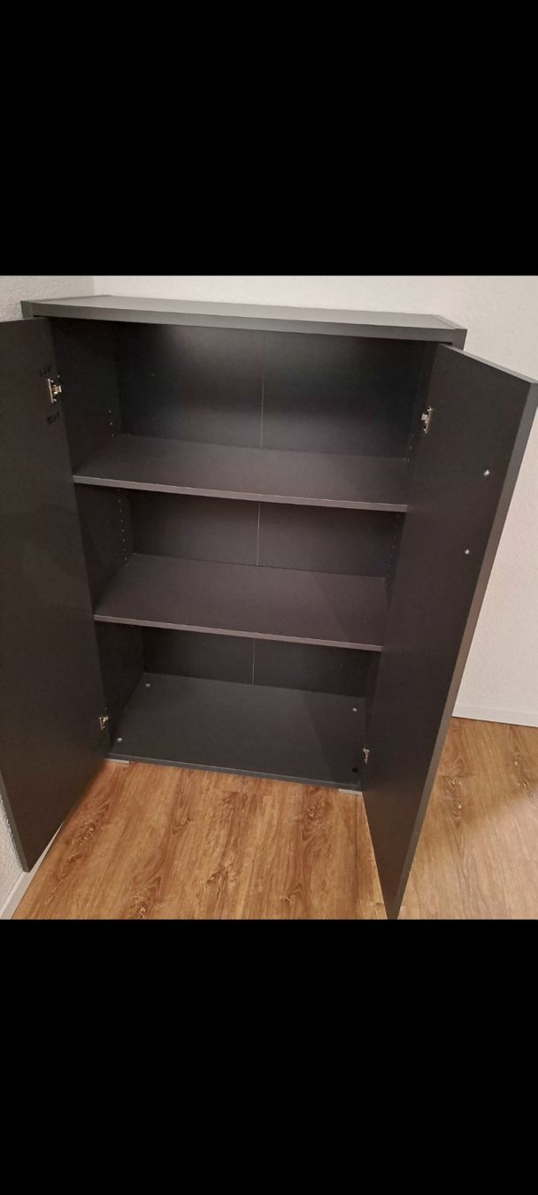 Commodes: 3 Stk.Büroschrank kommode schwarz – D'occasion à Teufenthal AG par Silbermond74 1
