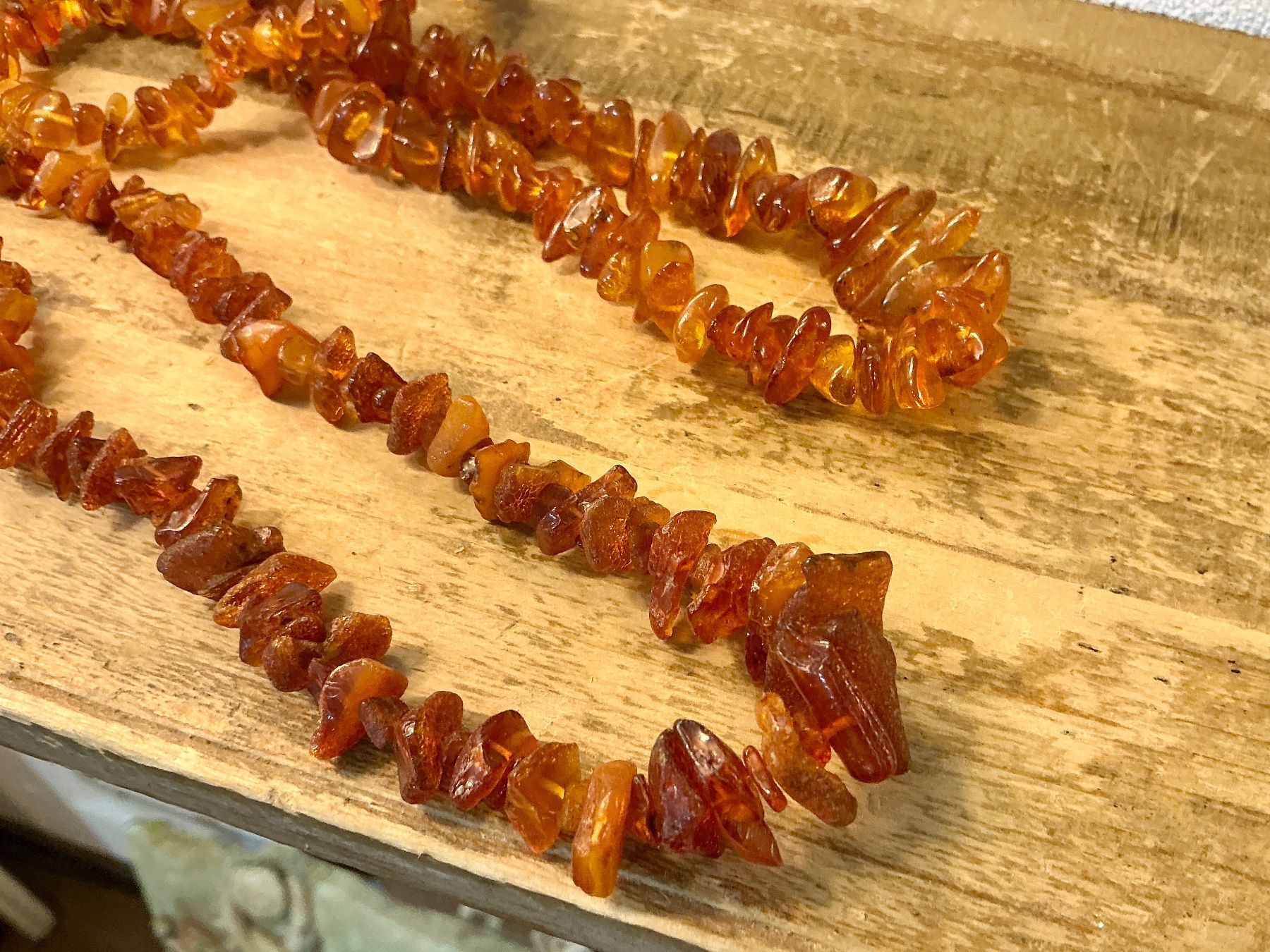 Catenine: 2 VINTAGE BERNSTEIN KETTE, BALTIK, 81 GR – Usato da Biglen venduto da Limarkt 2