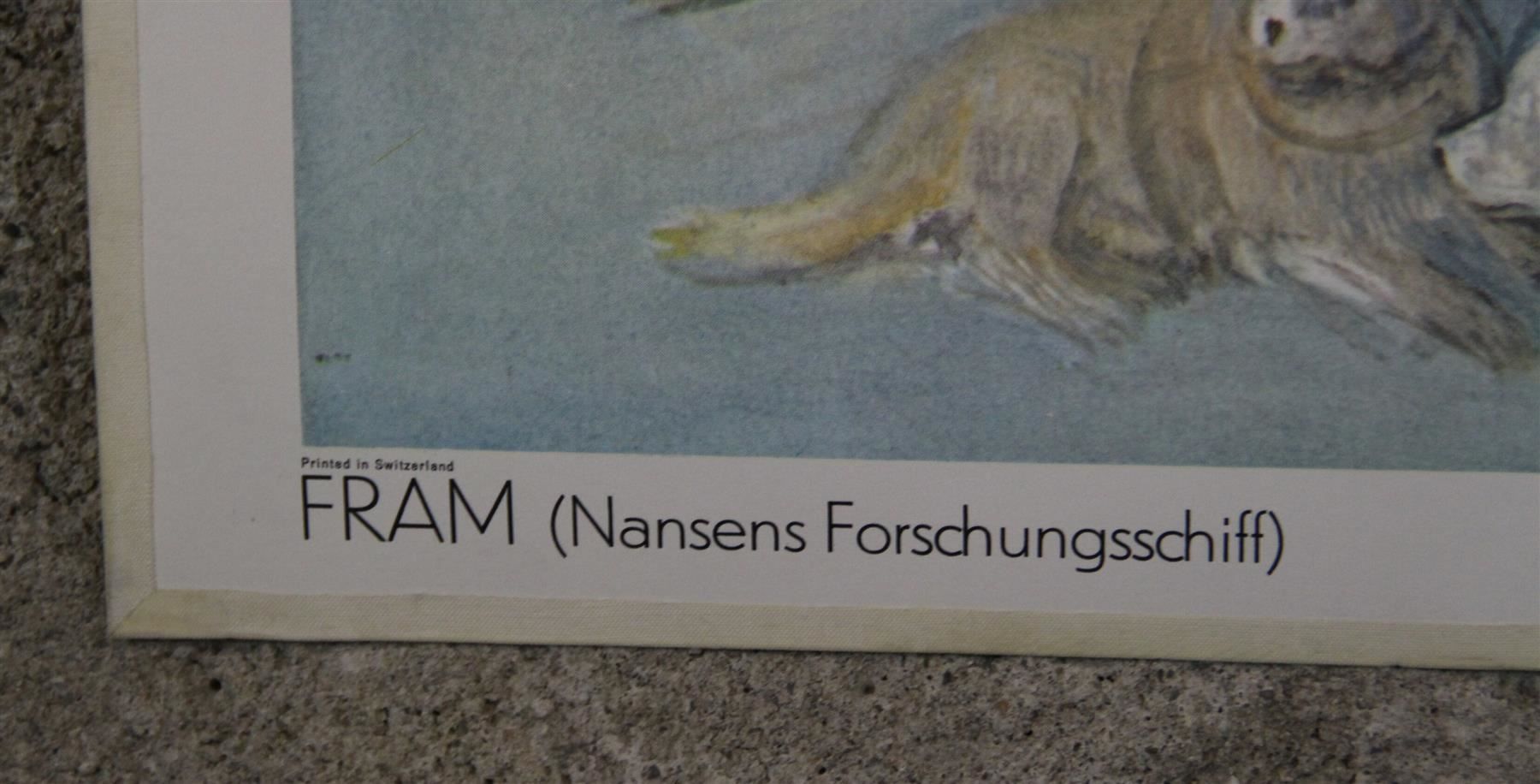 Foto & Immagini: Schulwandbild "FRAM, Nansens Schiff" – Usato da Birrwil venduto da brandschatz_birrwil 5