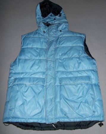 wendbares Damen Gilet türkis /schwarz Gr. L (42 / 43)