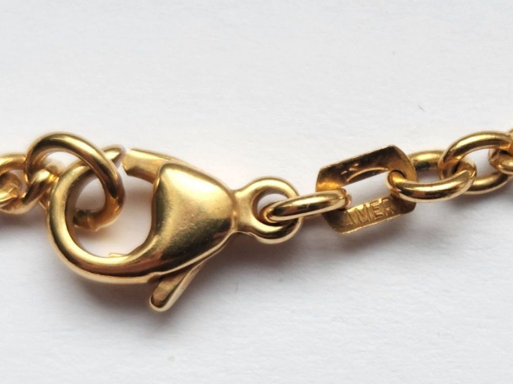 Armbänder & -reifen: Americ Gold Chain Bracelet, Elegant & Timeless Design – Gebraucht aus St. Gallen von  1
