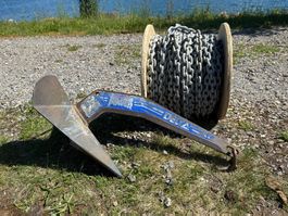 Delta Anker mit 50 Meter Kette