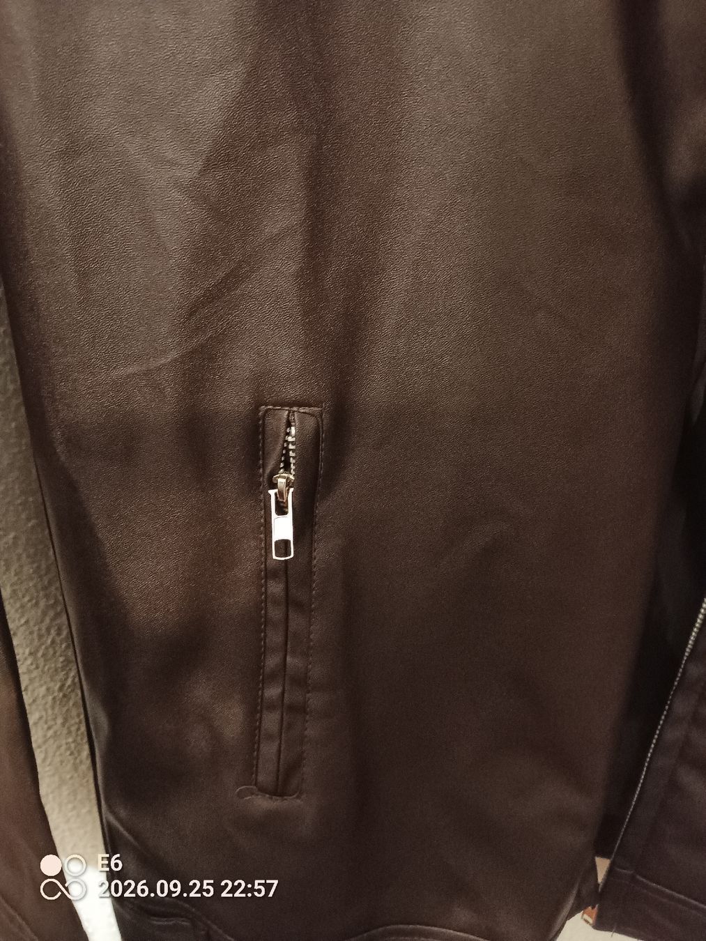 Giacche: Braune Kunstlederjacke  – Nuovo e nell'imballaggio originale da Zürich venduto da Mitzi6 2