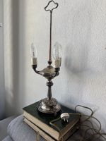 🔥Antike Silberlampe 800er Silber 3-flammig | c. 840g Italia