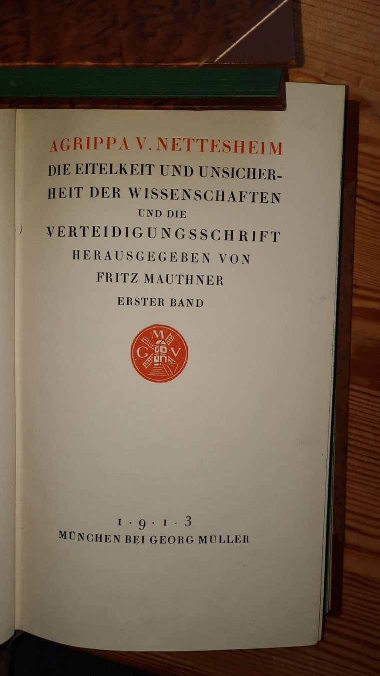 Bücher: AGRIPPINA V. NETTERSHEIM  VON FRITZ  MAUTHNER – Gebraucht aus zürich von gabab 9