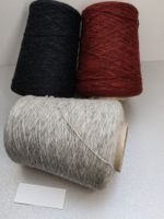Merino extrafine 52% Baby Kamel 35%, Cameau 430g grigio mel.