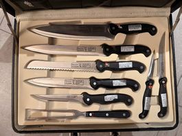 Röslein Solingen Profilinie Messerset im Koffer