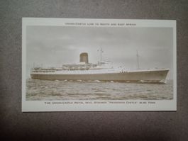 Ak Schiff Pendennis Castle Union Castle Line Afrika