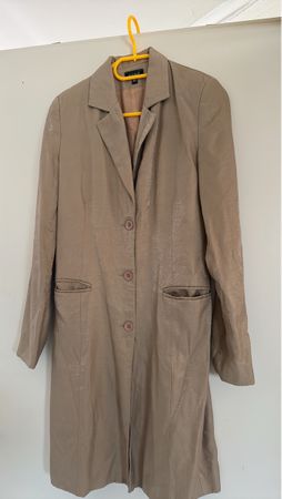 Elegante lange Blazer in Beige - Kookai Klassiker