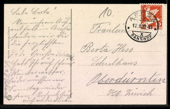 Cartoline postali: AK Arosa, Mit Kulm – Usato da Berlin venduto da bartko-reher 1