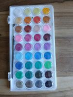 Watercolour Paint Set 36 Colours with Brush Used