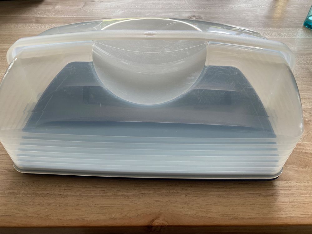 Grande Boîte Tupperware VentilOfrais - 30x15x12 Cm - Violet - Propre