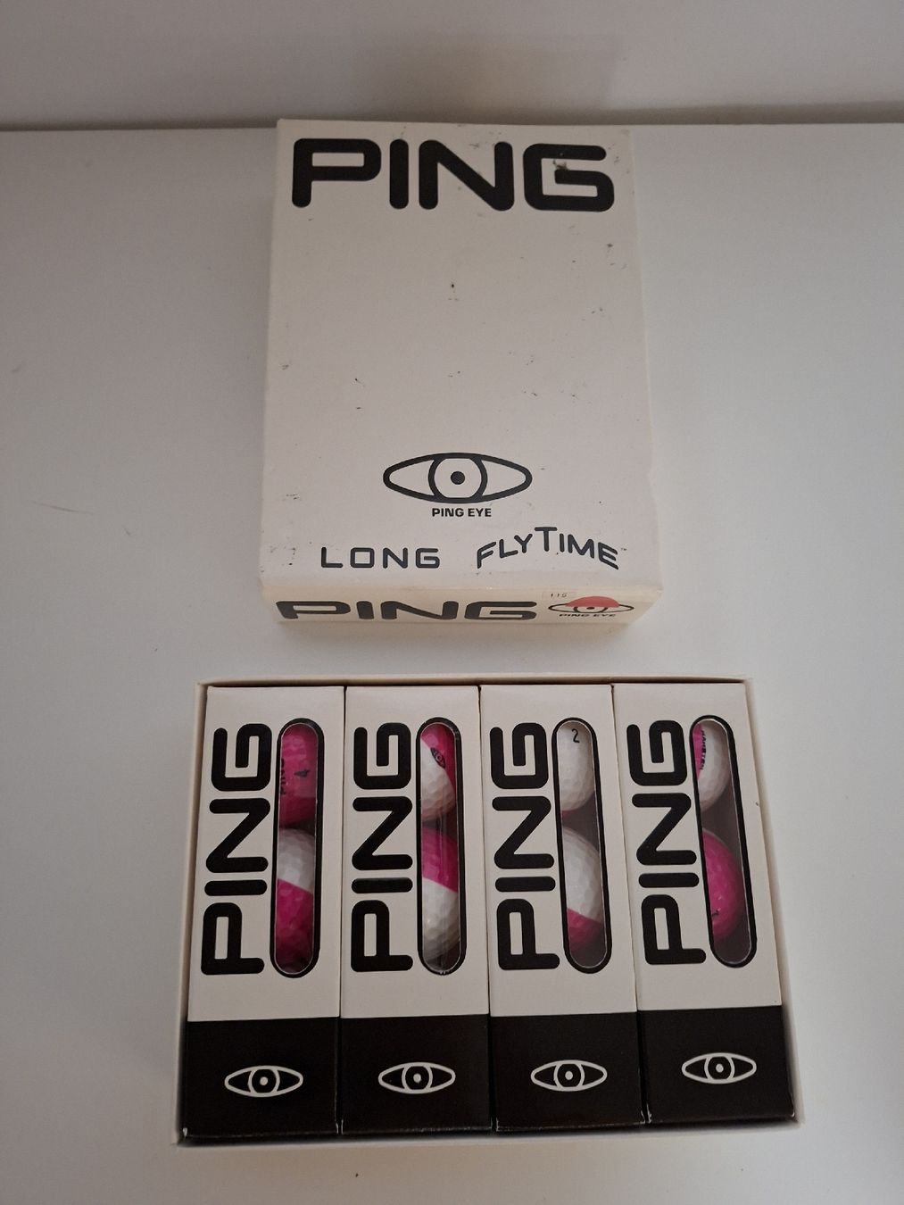 Palloni: PING EYE Vintage Golfbälle – Nuovo e nell'imballaggio originale da Gümligen venduto da V10-Shop