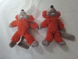 2 kleine JaMaDu orange braun guter Zustand