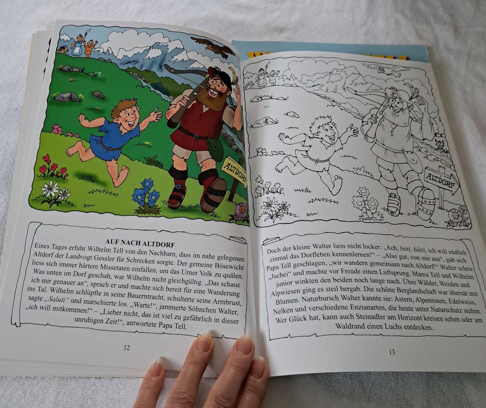 Libri: 2 Malbücher von Wilhelm Tell – Nuovo (secondo la descrizione) da Uitikon Waldegg venduto da Smeragol 4