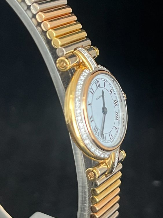 Cartier Vendome Trinity 8100 750 Gold mit Diamanten (Gebraucht) in