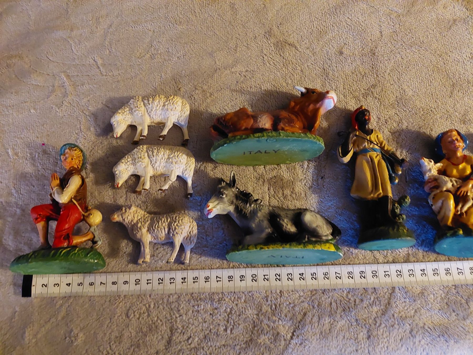 Statuette: Antike wunderschöne Krippenfigurn, 16 Teile, Handbemalt – Usato da Otelfingen venduto da silver-moon 3