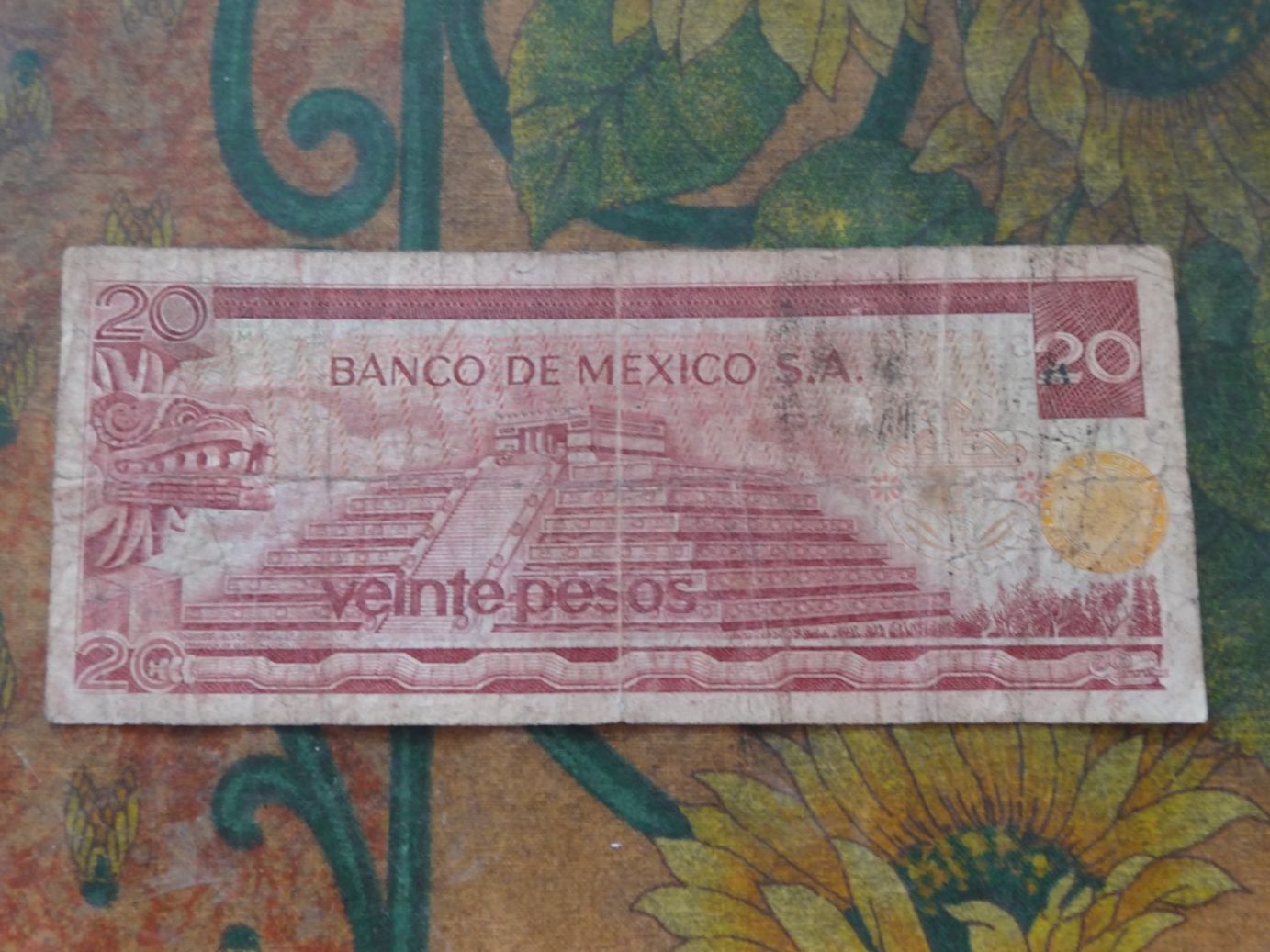Banconote: MEXIQUE  20  Pesos  Billet – Usato da Romanel-sur-Lausanne venduto da Swift13 1