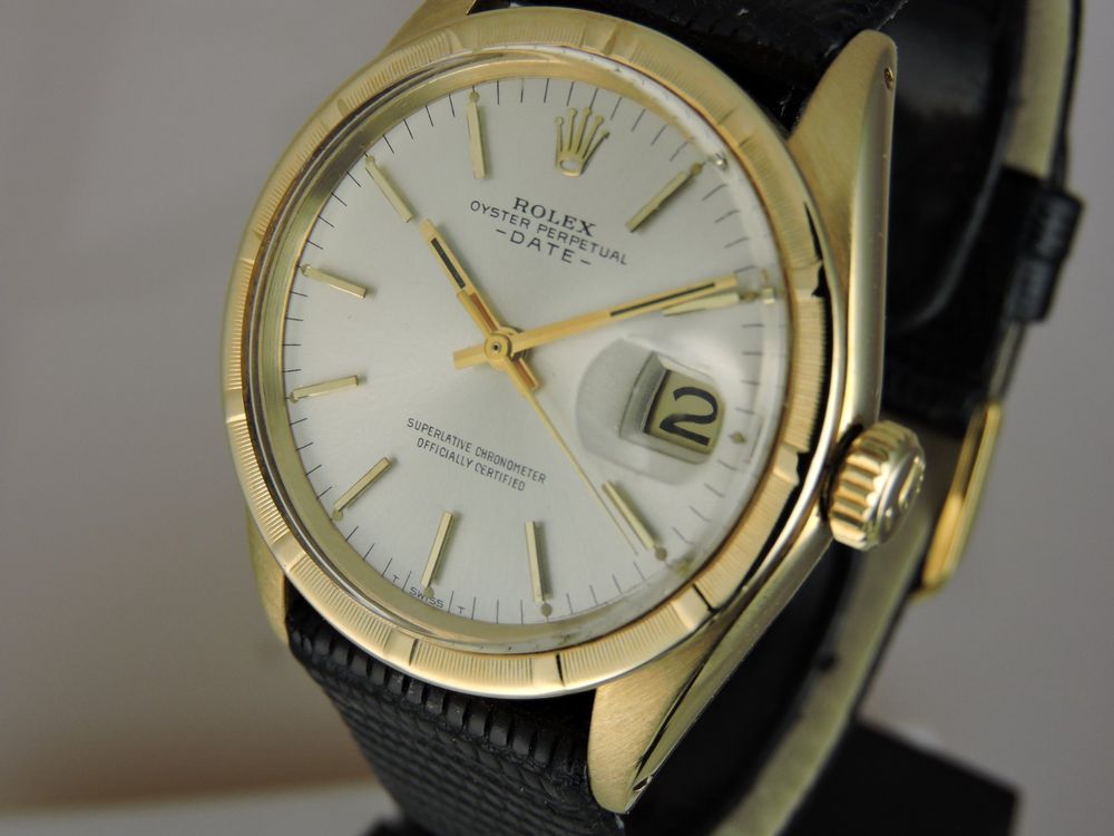 Rolex Orologi: 1967 Rolex Oyster Perpetual Date 18k Yellow Gold - Serviced – Usato da Bern venduto da Vintage-Oyster 4