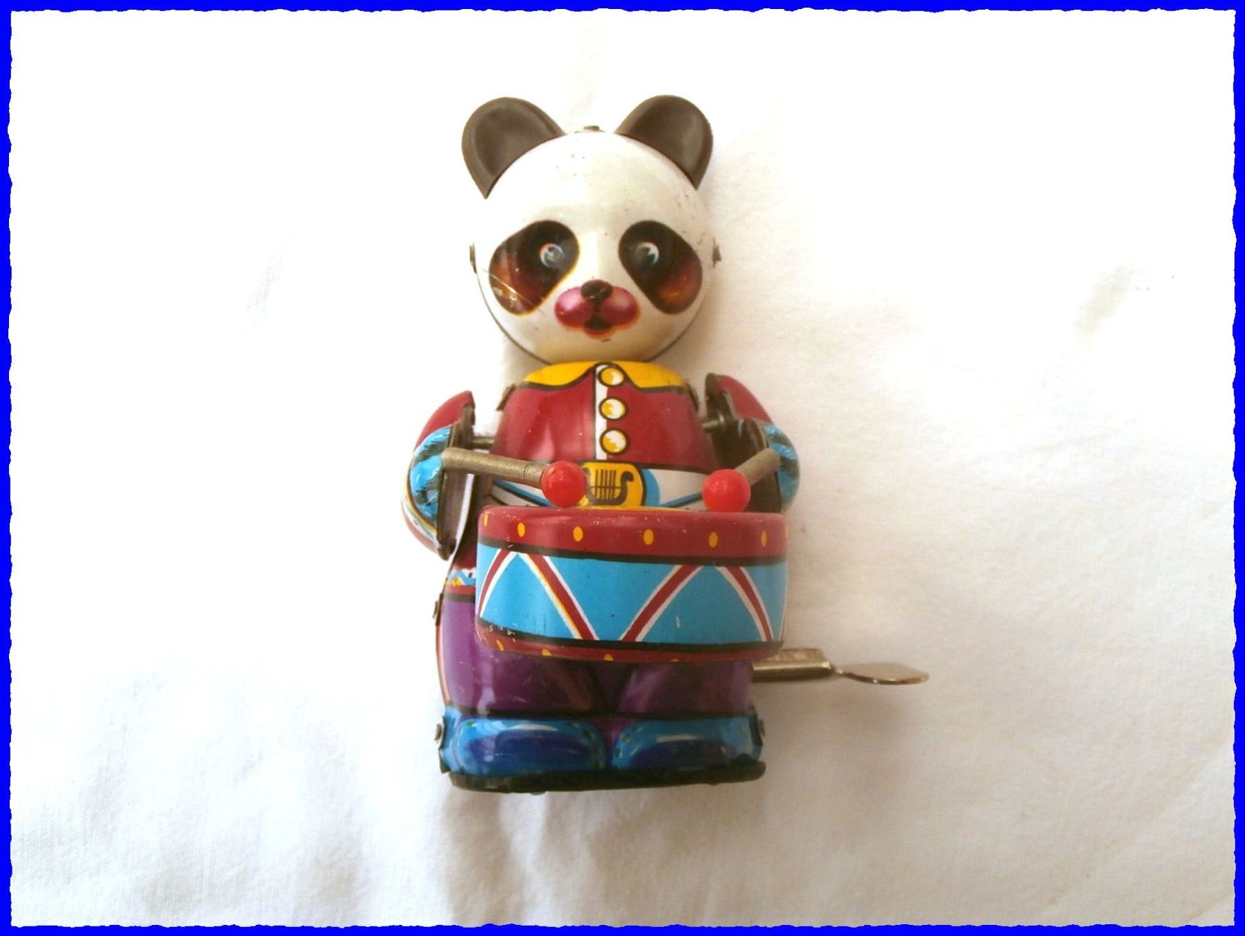 Giocattoli: altes Blechspielzeug:  PANDA-BÄR  - der Trommler – Usato da Worblaufen venduto da Re_mo81 4