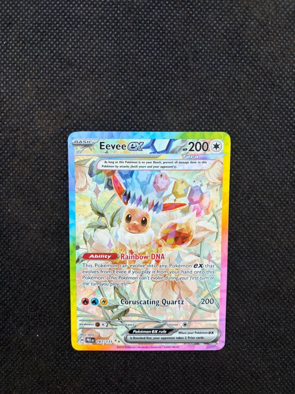 Pokémon Carte collezionabili: Eevee EX 167/131 | Prismatic Evolutions | EN – Nuovo (secondo la descrizione) da Küsnacht ZH venduto da Martyn2932 2