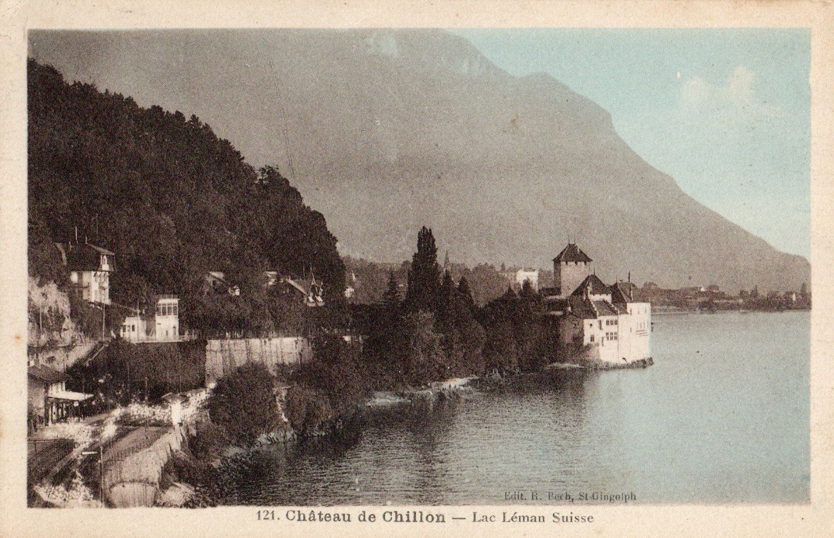 Cartoline postali: Château de Chillon – Usato da Melano venduto da pisonsdro