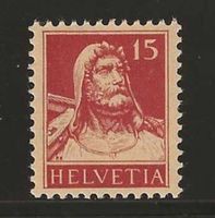 1933 : Tellbrustbild Nr. 173z (geriffelt) ** KP 250.--