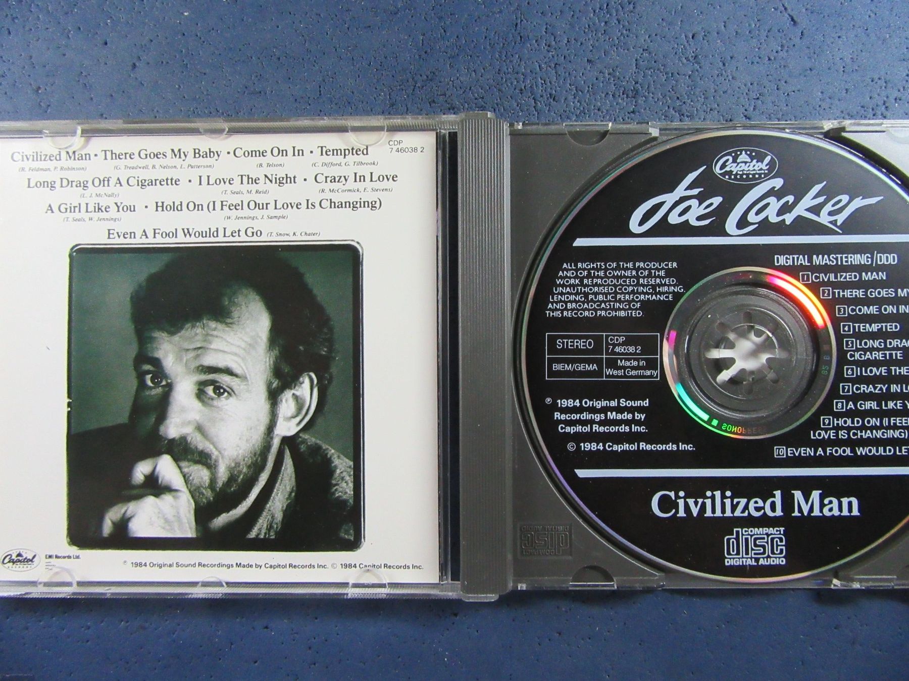 CDs: JOE COCKER CD " CIVILIZED MAN " – Gebraucht aus Ettingen von Hausi4711 2