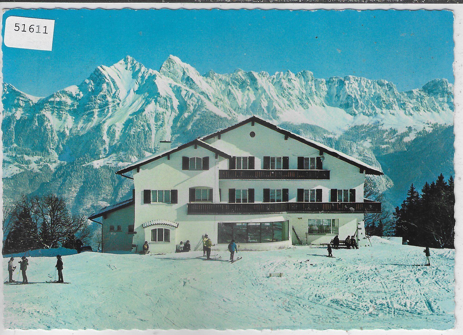 Cartoline postali: Hotel Mittenwald - Flumserberg - Tannenheim – Usato da Ettingen venduto da Kartenplanet