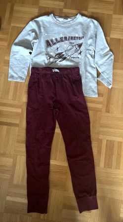 Kinderpyjama warm Gr. 152 (12 Jahre)