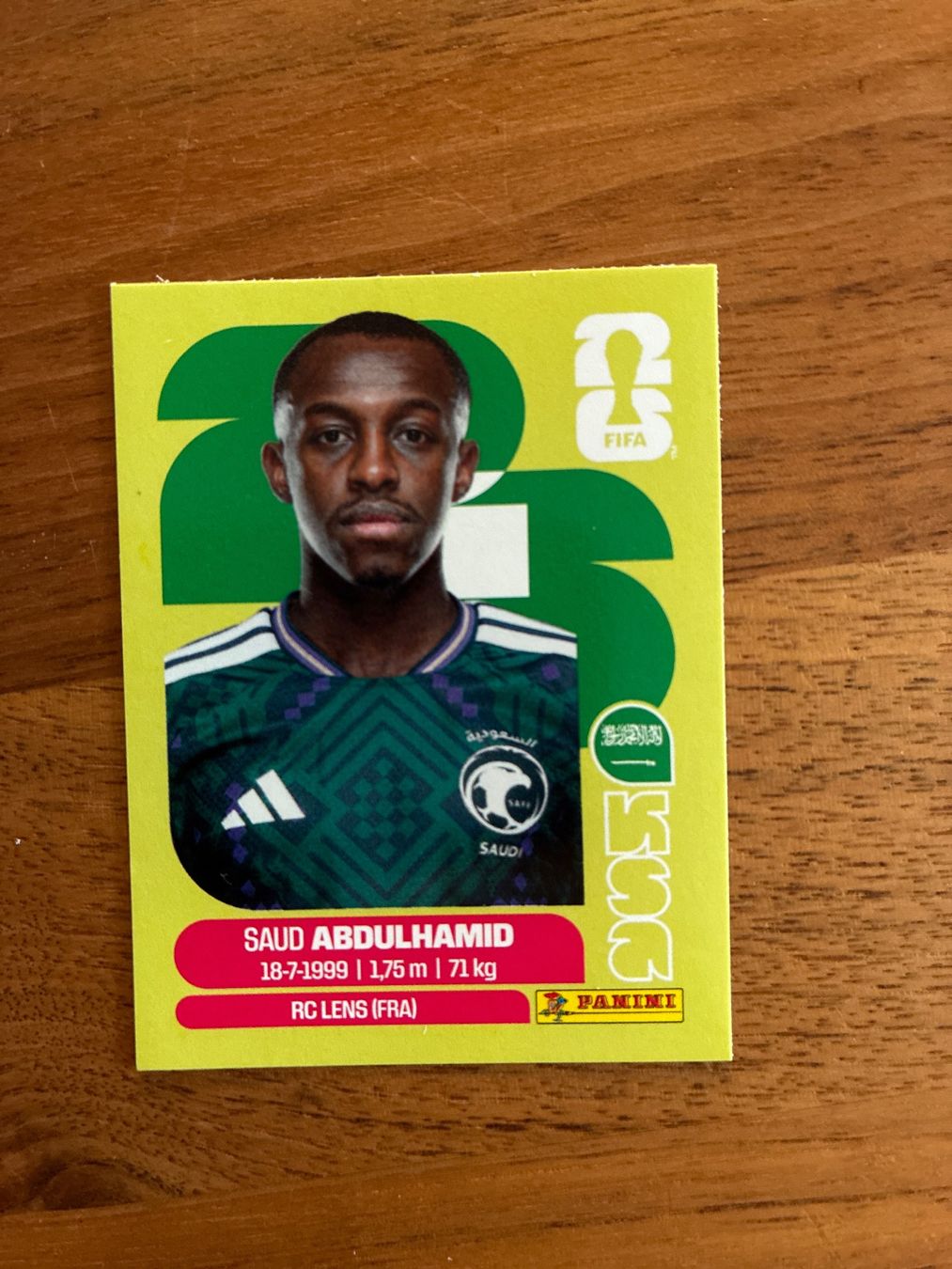 Panini Sammelbilder & Trading cards: FIFA WC 2026 Saud Abdulhamid KSA 4 – Neu (gemäss Beschreibung) aus Boll von valoune01