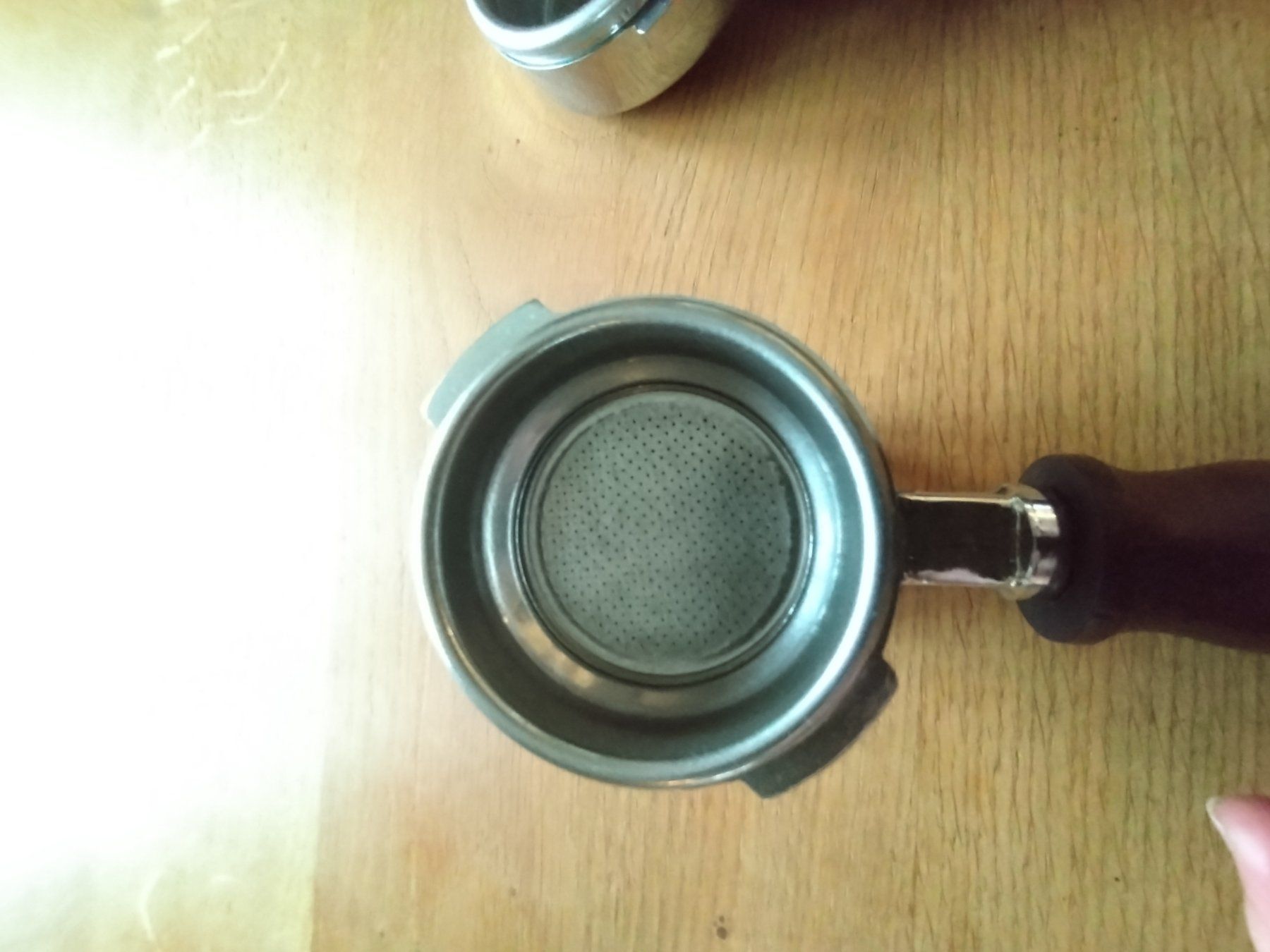 Macchine per caffè & Macchine per espresso: Barista Siebträger mit Siebeinsätzen – Usato da Schwarzenbach SG venduto da Veloma 1