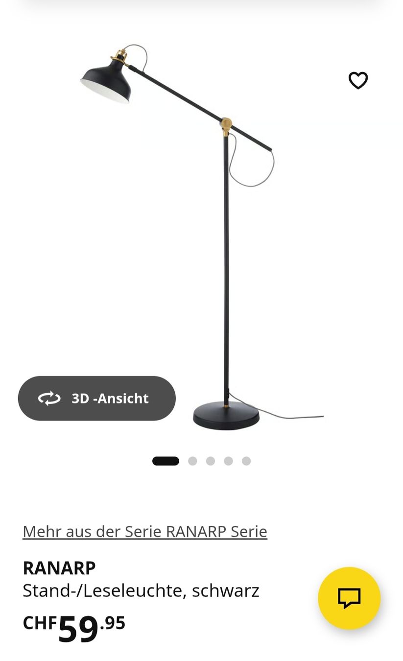 Ikea Lampade: Stehlampe IKEA RANARP – Usato da Bern venduto da naaa000xci 3