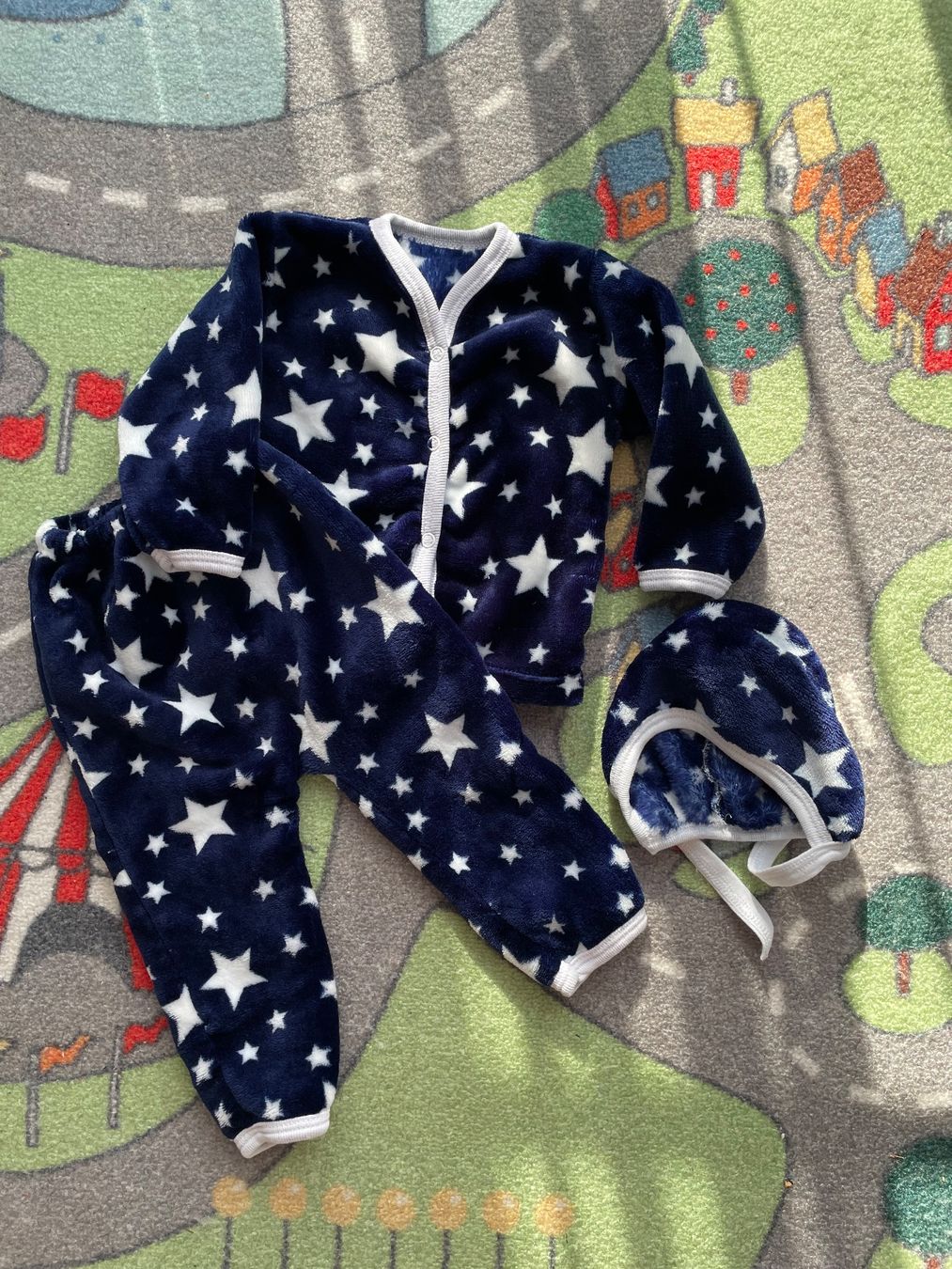 Completi: Gr.68 Hose Jäckchen Set Plüsch Fleece – Nuovo (secondo la descrizione) da Kaltbrunn venduto da mar_7jpc 1