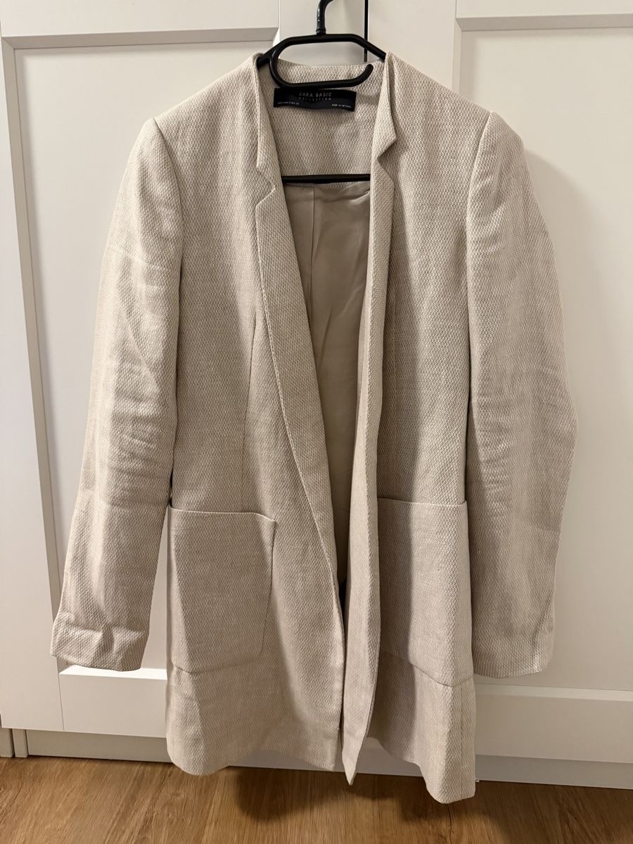 Zara Jacken: Zara Basic Blazer, Beige, Grösse S – Top Zustand! – Gebraucht aus Bassersdorf von Sandy456