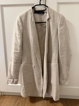 Zara Basic Blazer, Beige, Grösse S – Top Zustand!