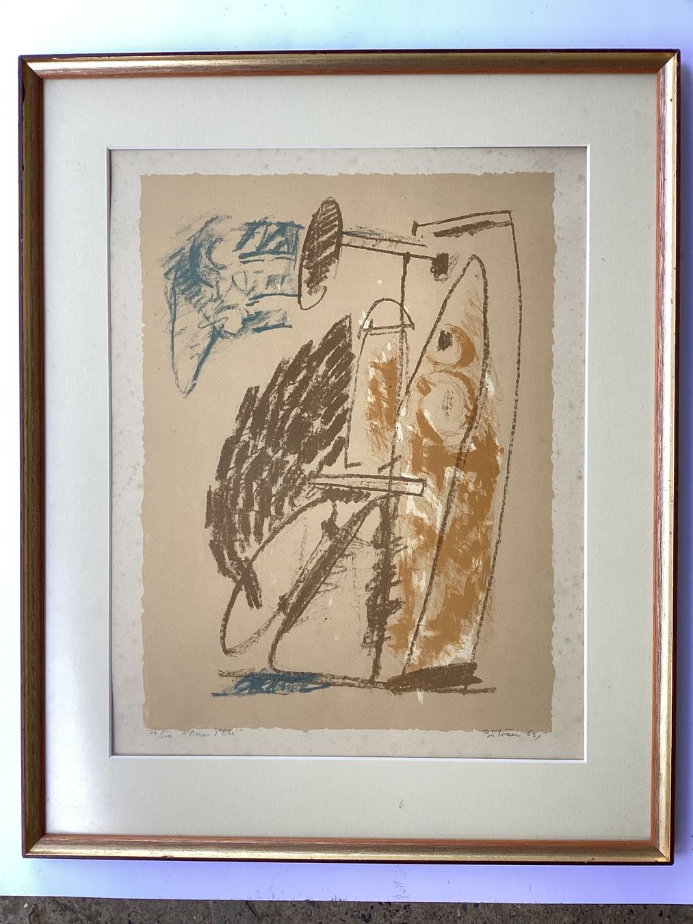 Grafica & Litografie: Farblithographie Albert Bitran Moderne Abstraktion 1929-2018 – Usato da Eglisau venduto da mar_5rn2