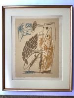 Farblithographie Albert Bitran Moderne Abstraktion 1929-2018