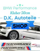 BMW M Performance Kleber 50 cm Lang Schwarz NEU  2er Set