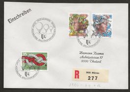 Ballon Schweiz 1986 MÜRREN  Luftpost Katalog 5.-