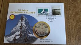 2011 Medallienbrief Patrouille Suisse Formation Matterhorn